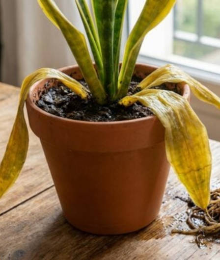 Sansevieria feuilles molles