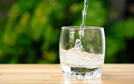 Boire de l'eau douce