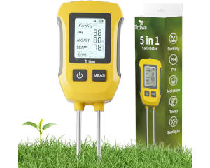 TRJZWA testeur d'humidité 5-en-1 pour plantes d'intérieur