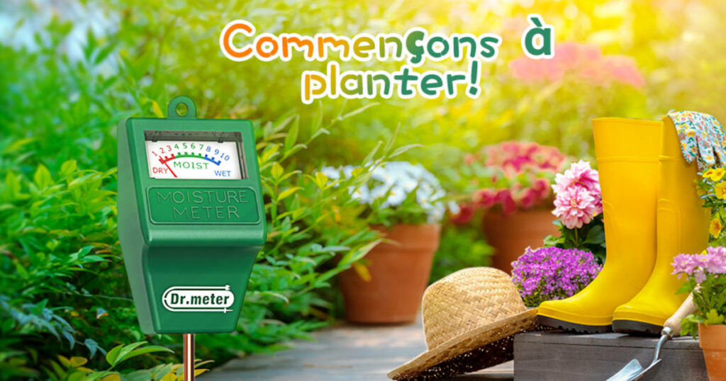 Test Dr.meter testeur d'humidité pour plantes